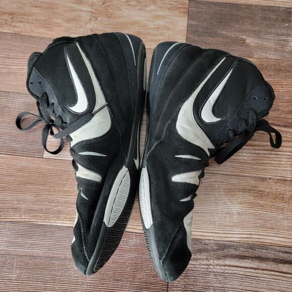 Nike Speed Sweep VI Wrestling Shoes Sneakers 313612-011 Black White Mens Size 13 - Picture 7 of 16
